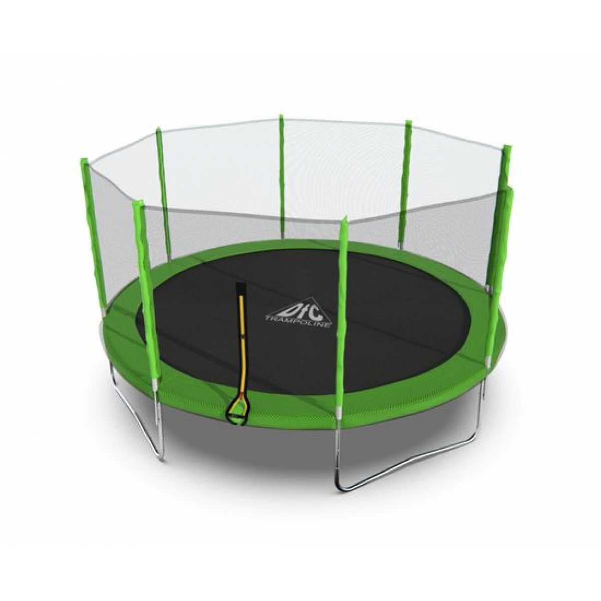 Батут DFC Trampoline Fitness с сеткой 14ft, 427см Батут DFC Trampoline Fitness с сеткой 14ft, 427см
