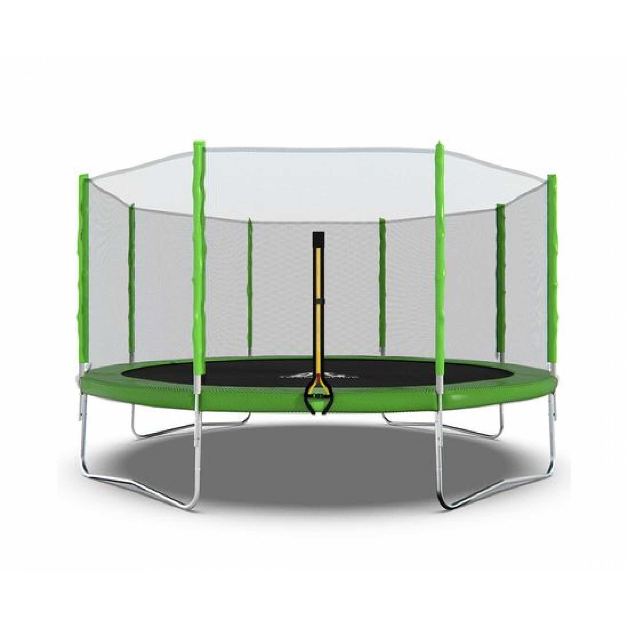 Батут DFC Trampoline Fitness с сеткой 14ft, 427см Батут DFC Trampoline Fitness с сеткой 14ft, 427см