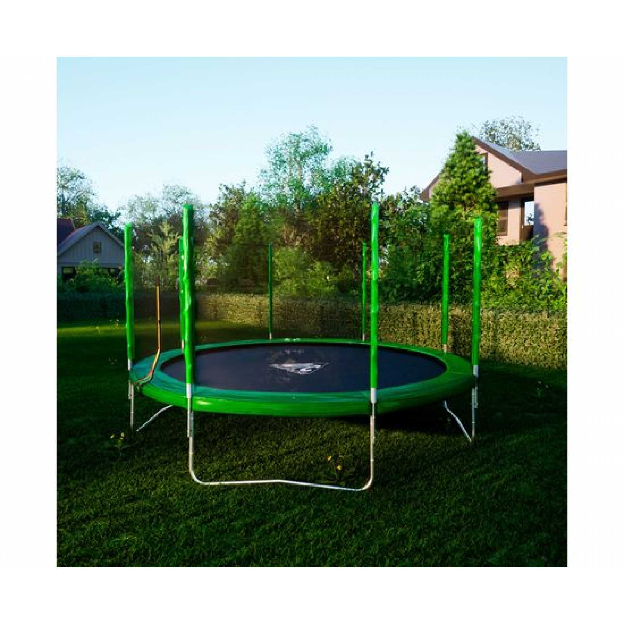 Батут DFC Trampoline Fitness с сеткой 14ft, 427см Батут DFC Trampoline Fitness с сеткой 14ft, 427см