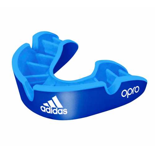 Капа одночелюстная opro silver gen4 self-fit mouthguard синяя adibp32