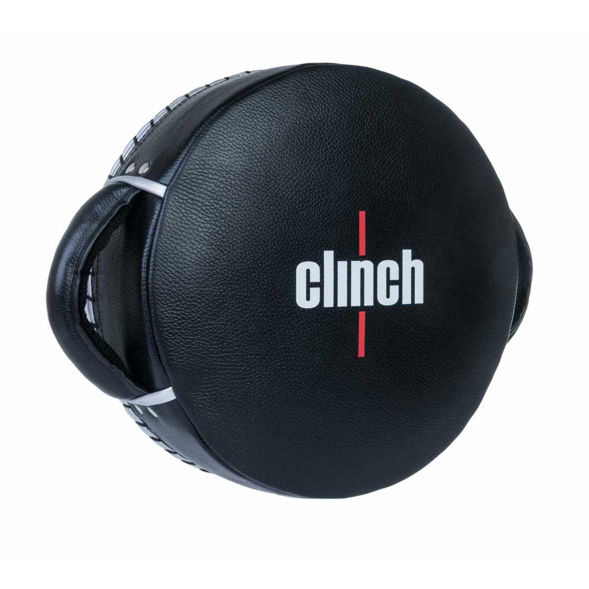 Подушка тренерская круглая clinch leather черная c571