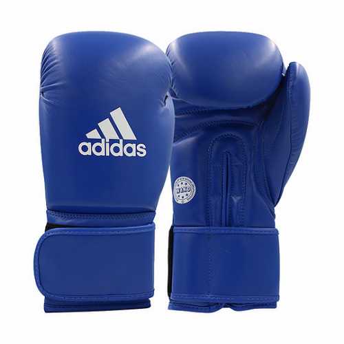 Перчатки для кикбоксинга wako kickboxing competition glove синие ADIWAKOG1