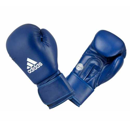 Перчатки для кикбоксинга wako kickboxing training glove синие ADIWAKOG2