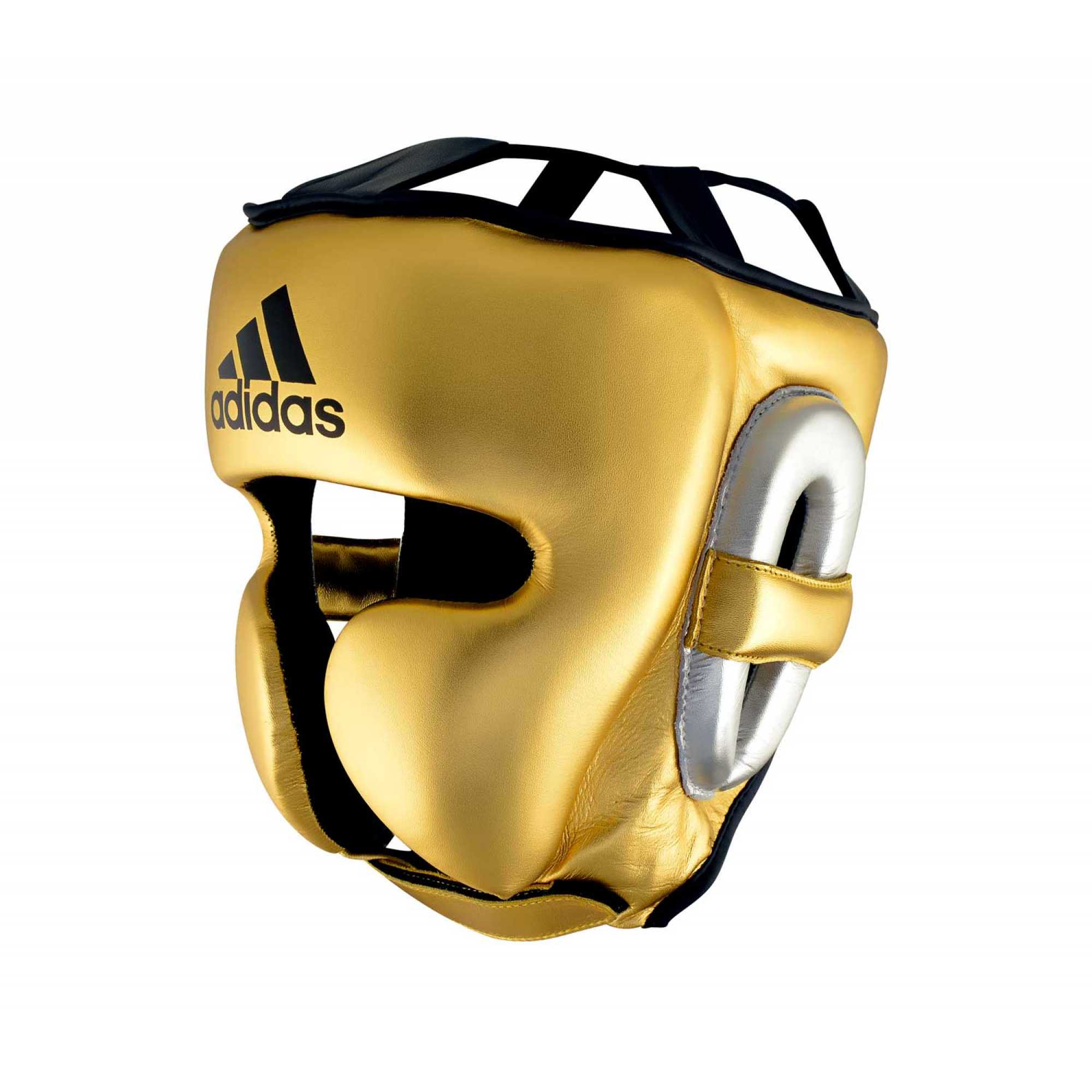 Шлем боксерский adistar pro metallic headgear золото-серебристо-черный adiphg01prom Шлем боксерский adistar pro metallic headgear золото-серебристо-черный adiphg01prom