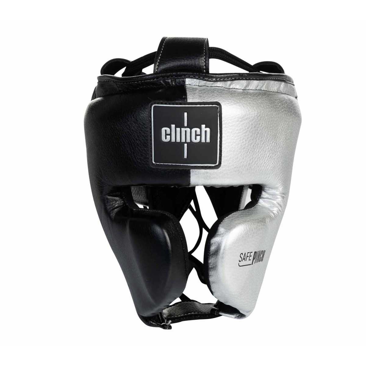 Шлем боксерский clinch punch 2.0 черно-серебристый c145 Шлем боксерский clinch punch 2.0 черно-серебристый c145