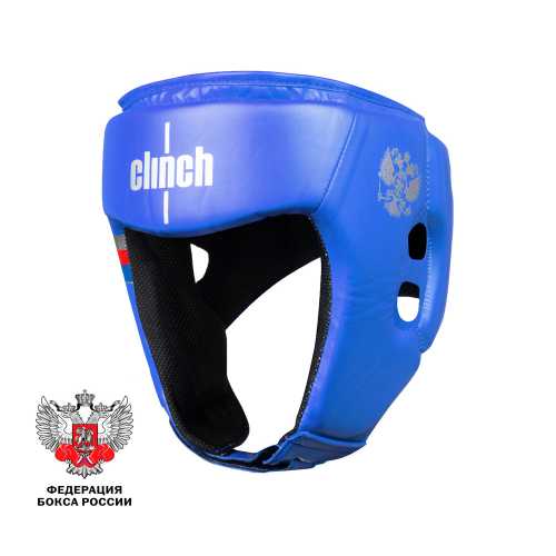 Шлем боксерский clinch olimp синий c112 Шлем боксерский clinch olimp синий c112