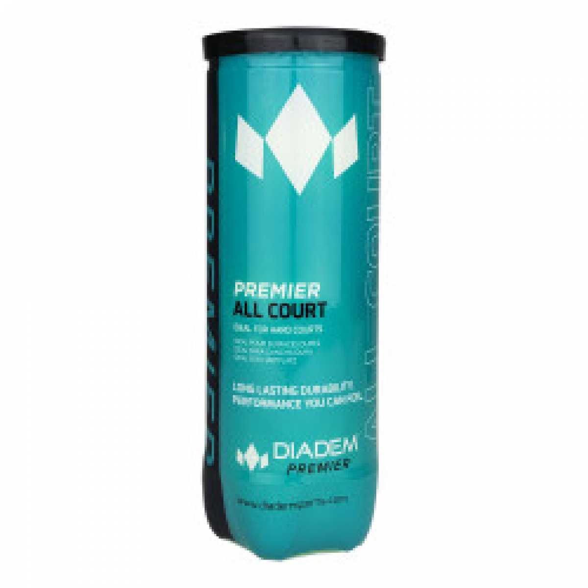 Мяч теннисный DIADEM Premier All Court 3B, BALL-CASE-ALLCRT,  желтый