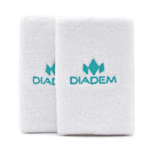 Напульсники DIADEM Logo 5 (БЕЛЫЕ), WRBAND-DBL-WH, белый
