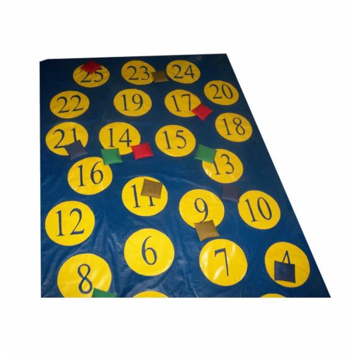 Игровой набор (Игровое поле 2,0х1,35х0,02м с числами+12 фишек 10х10см)