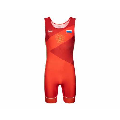 Трико борцовское clinch competition красное c223