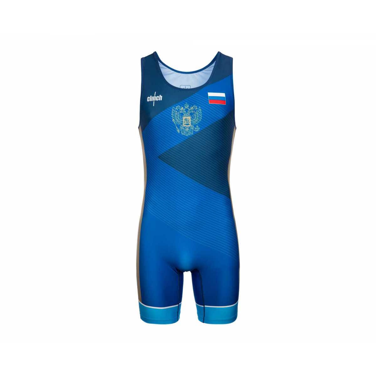Трико борцовское clinch competition синее c223 Трико борцовское clinch competition синее c223