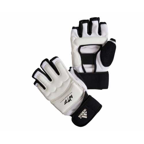 Перчатки для тхэквондо wtf fighter gloves белые aditfg01c Перчатки для тхэквондо wtf fighter gloves белые aditfg01c