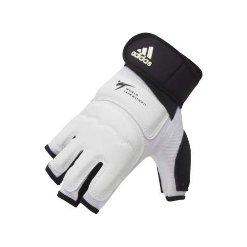 Перчатки для тхэквондо wt fighter gloves белые aditfg01 Перчатки для тхэквондо wt fighter gloves белые aditfg01