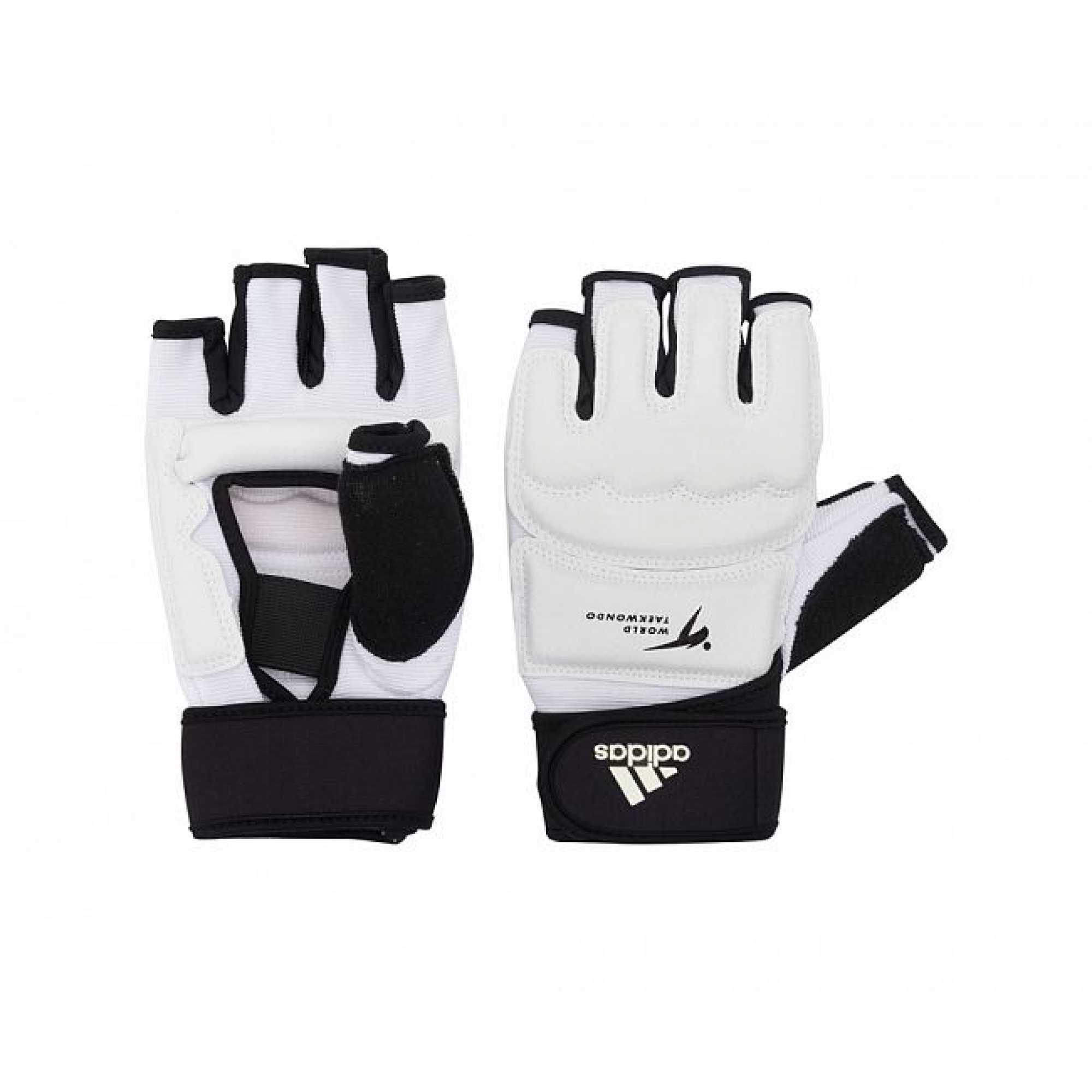 Перчатки для тхэквондо wt fighter gloves белые aditfg01 Перчатки для тхэквондо wt fighter gloves белые aditfg01