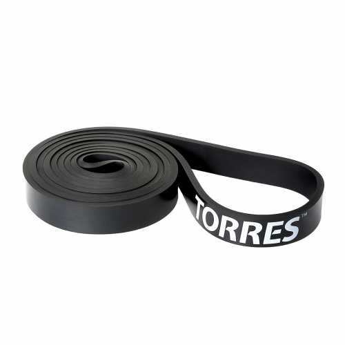 Эспандер TORRES латексная петля, AL0048, 208 см, чёрный