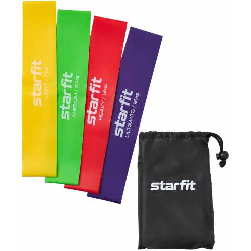 Мини-эспандеры ES-203, неон, 4 шт Starfit Мини-эспандеры ES-203, неон, 4 шт Starfit