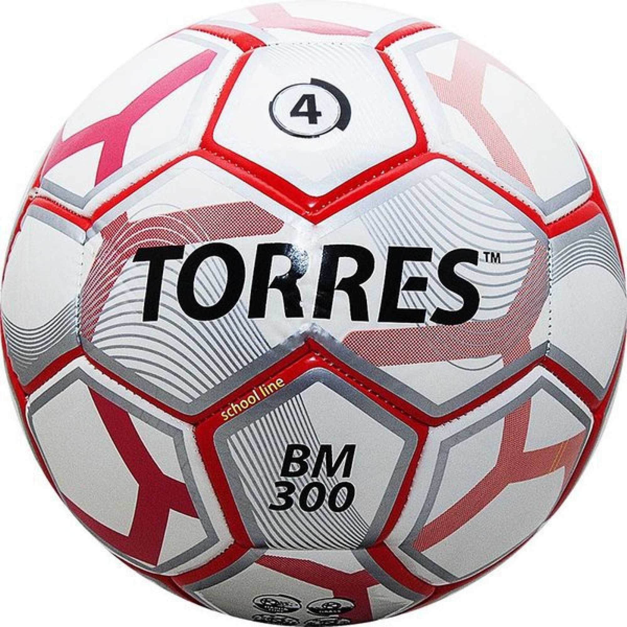 Мяч футбольный TORRES BM 300 арт.F32074, р.3-4-5 Мяч футбольный TORRES BM 300 арт.F32074, р.3-4-5