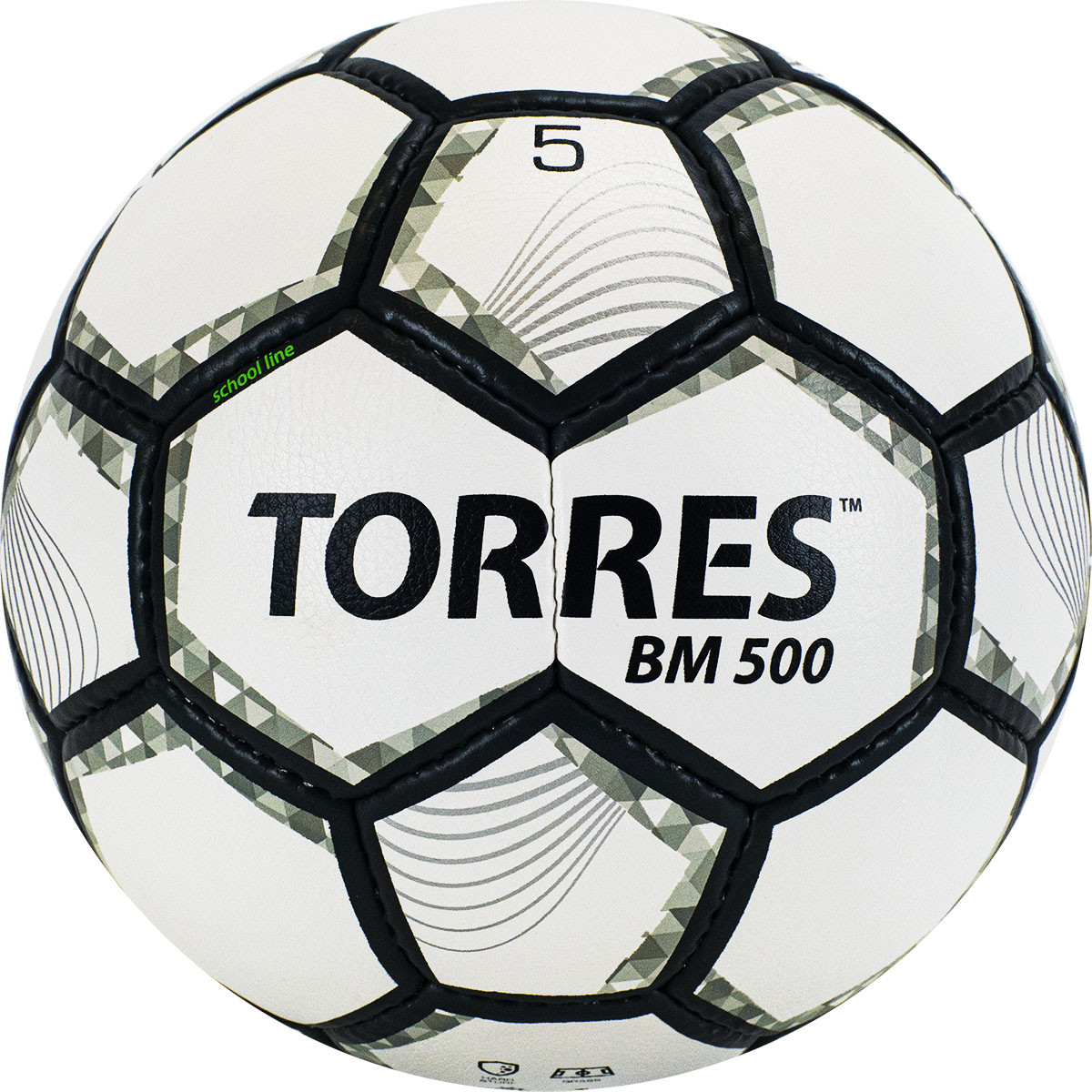 Мяч футбольный TORRES BM 500 арт.F320635, р.5, 32 пан Мяч футбольный TORRES BM 500 арт.F320635, р.5, 32 пан
