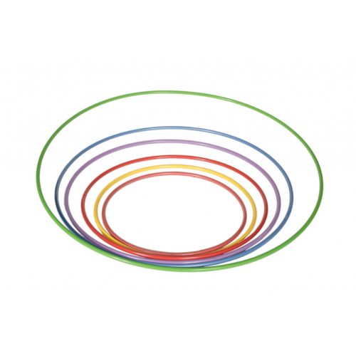 Обруч гимнастический стальной диам. 900мм 850гр. окрашенный Обруч гимнастический стальной диам. 900мм 850гр. окрашенный