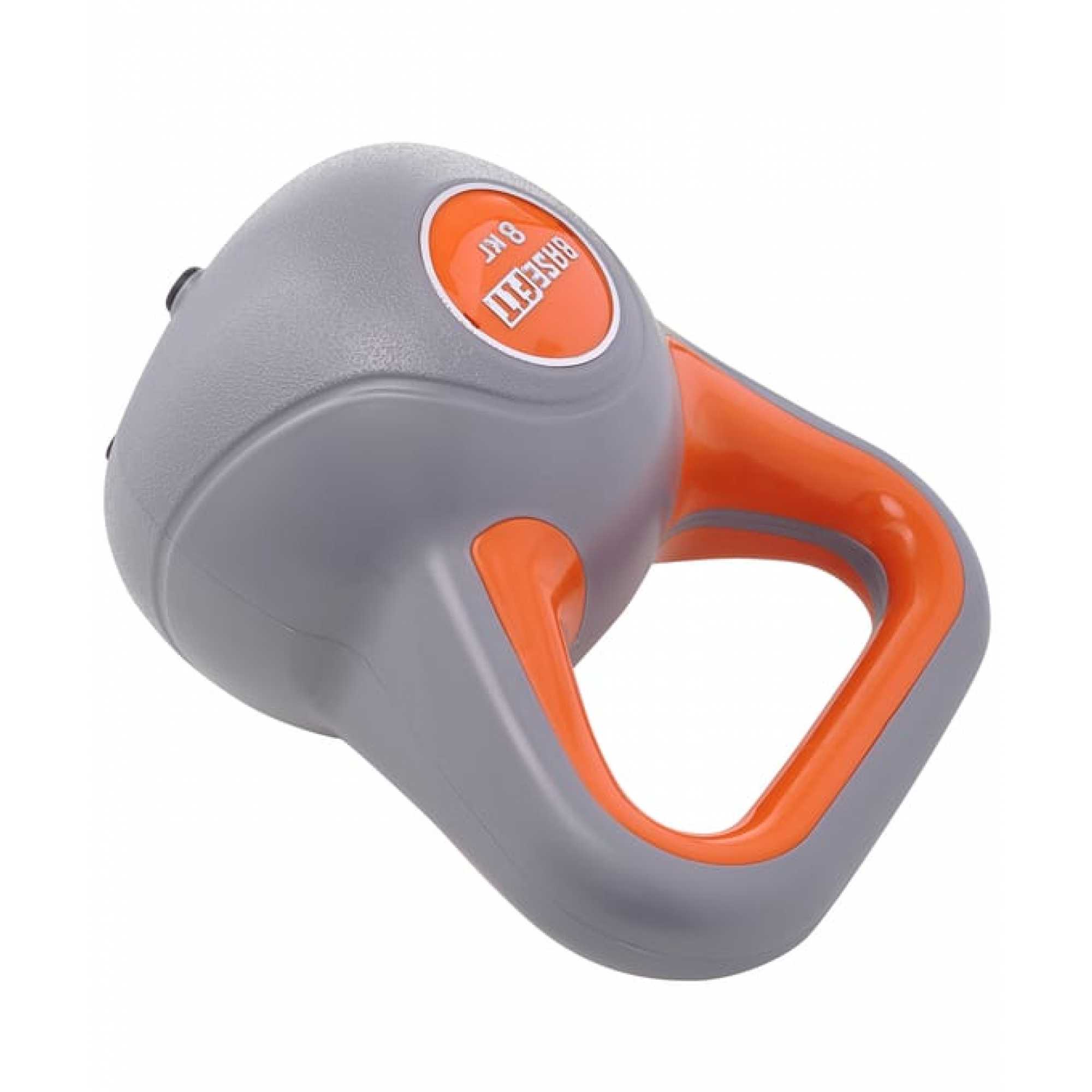 Гиря BASEFIT 8 кг, DB-503, серый/оранжевый Гиря BASEFIT 8 кг, DB-503, серый/оранжевый