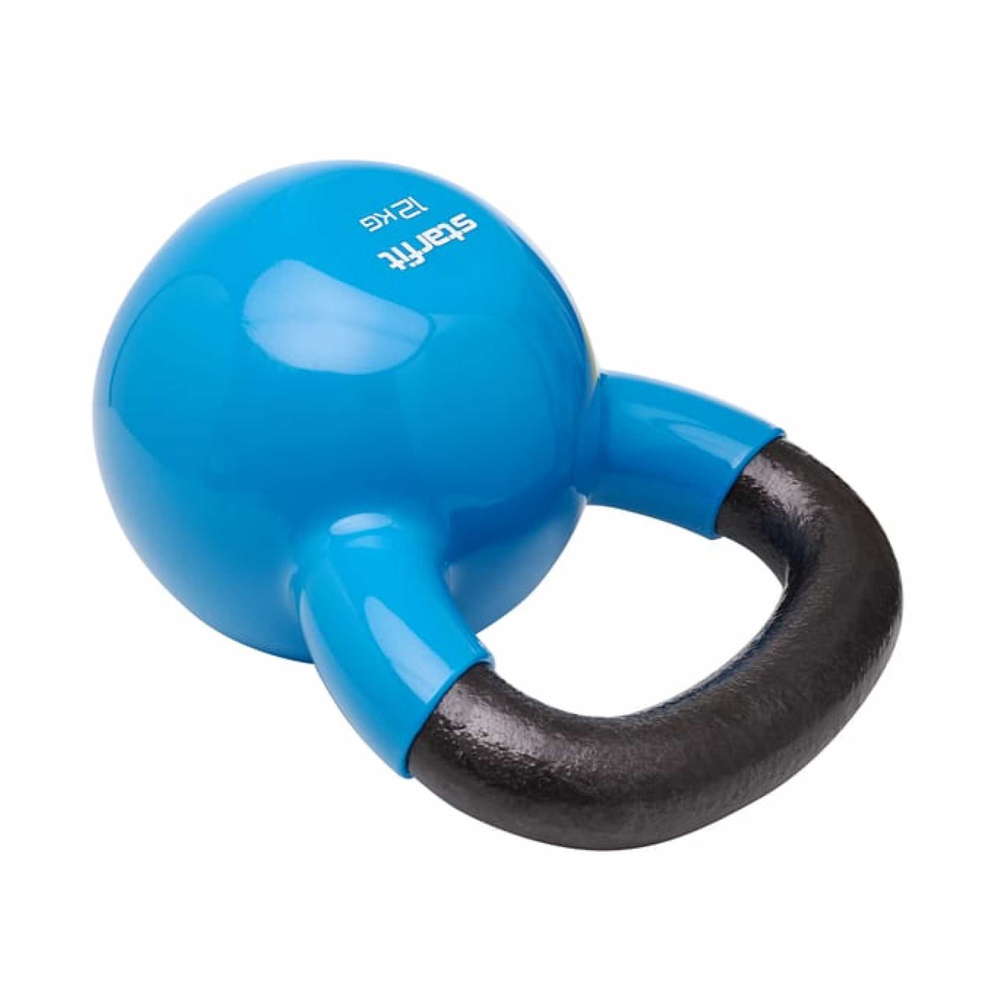 Гиря Starfit 12 кг, DB-401, виниловая, синий Гиря Starfit 12 кг, DB-401, виниловая, синий