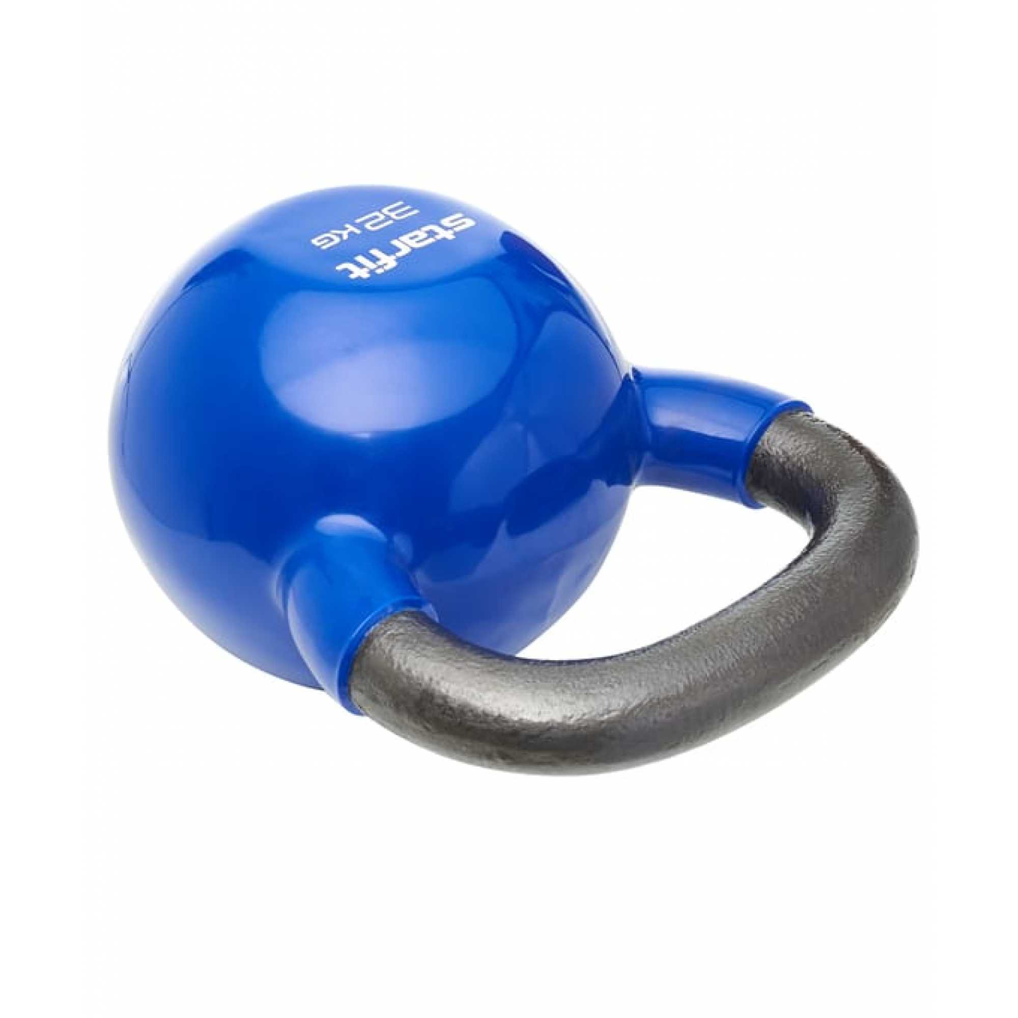 Гиря Starfit 32 кг, DB-401, виниловая, темно-синий Гиря Starfit 32 кг, DB-401, виниловая, темно-синий