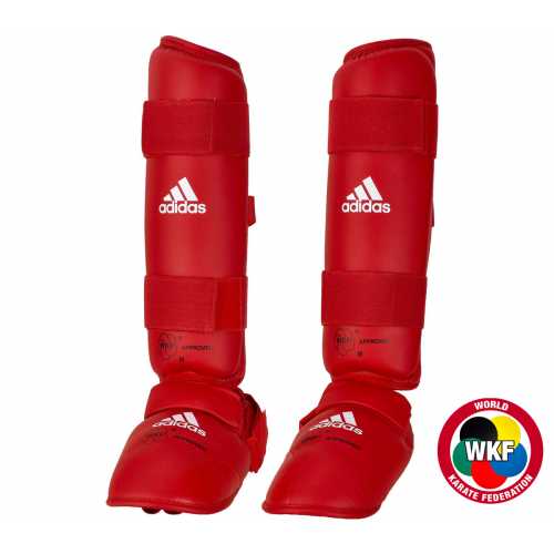 Защита голени и стопы wkf shin & removable foot красная 661.35 Защита голени и стопы wkf shin & removable foot красная 661.35