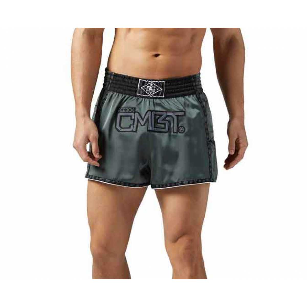 Шорты для единоборств combat muay thai short серые bq3433