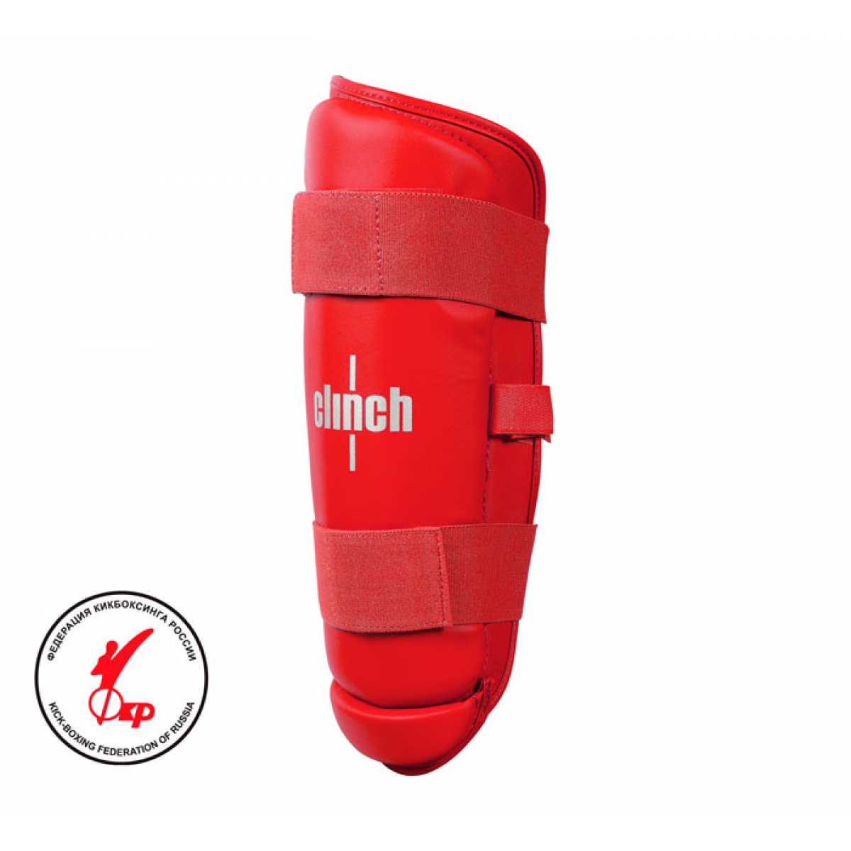 Защита голени clinch shin guard kick красная c522
