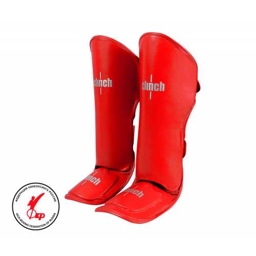 Защита голени и стопы clinch shin instep guard kick красная c521 Защита голени и стопы clinch shin instep guard kick красная c521