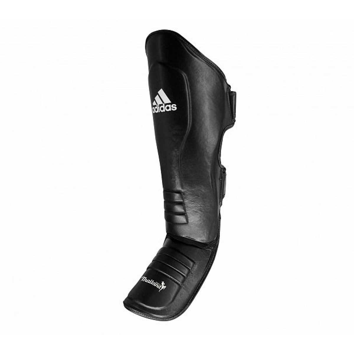 Защита голени и стопы muay thai shin instep leather черно-белая adigss011t Защита голени и стопы muay thai shin instep leather черно-белая adigss011t