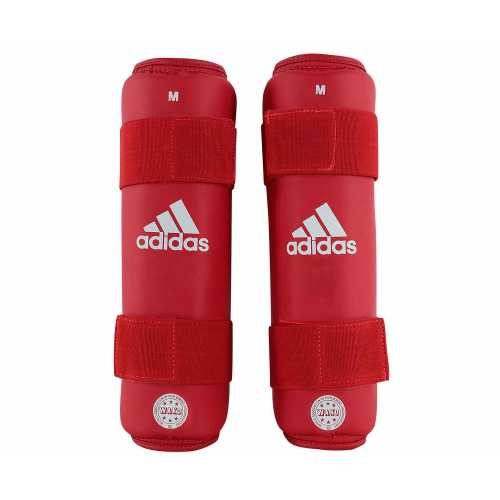 Защита голени wako kickboxing shin guards красная adiwakosg01
