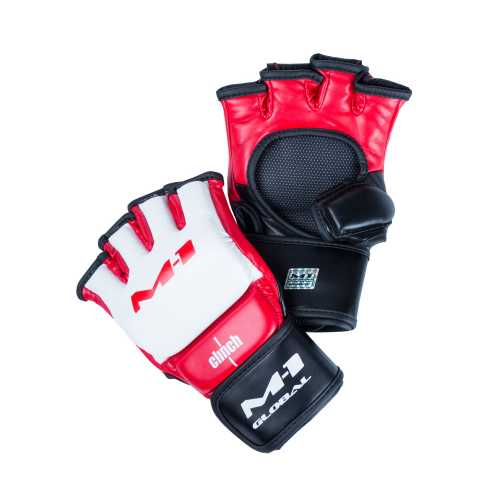 Перчатки для смешанных единоборств clinch m1 global gloves бело-красно-черные размер l/xl c622 Перчатки для смешанных единоборств clinch m1 global gloves бело-красно-черные размер l/xl c622