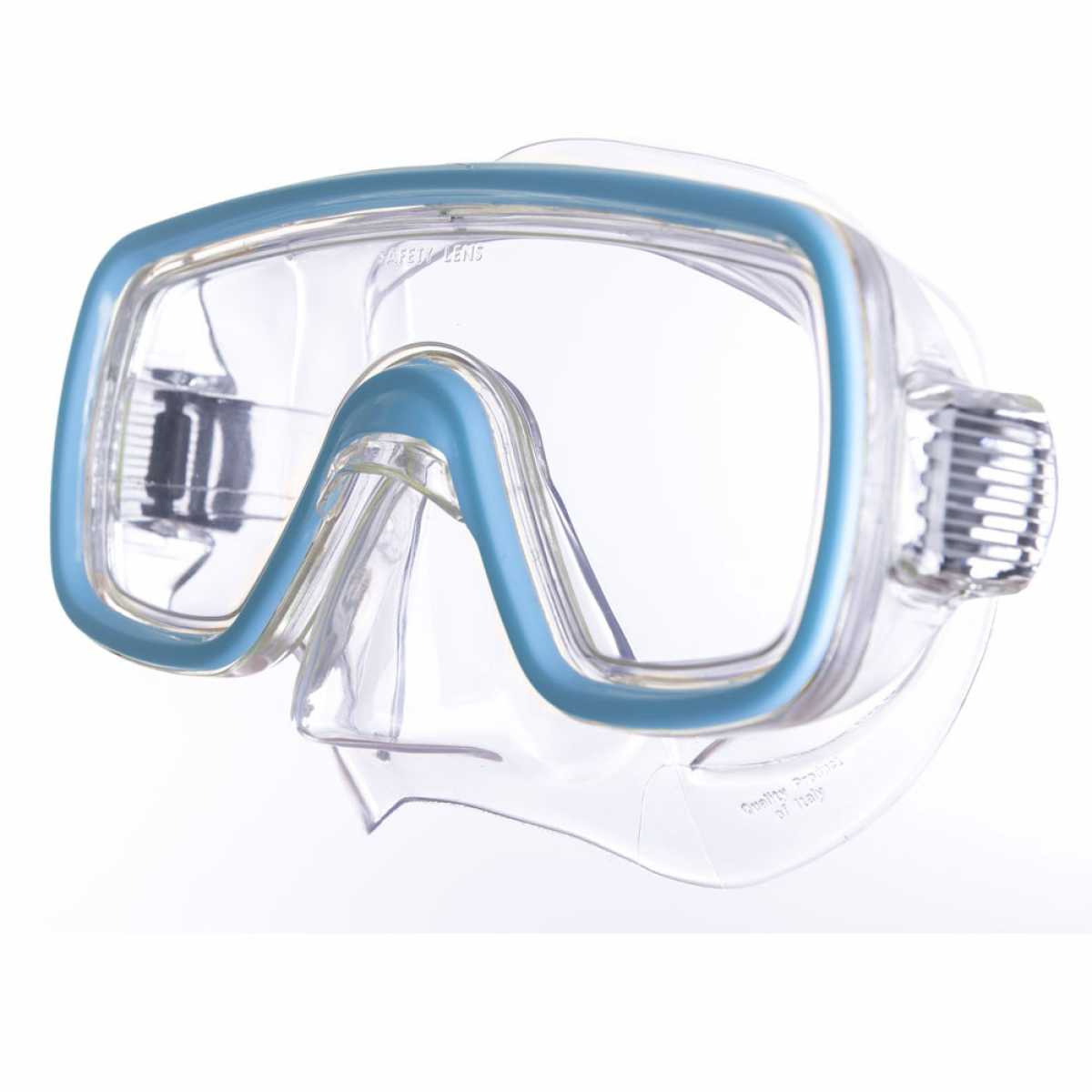 Маска для плавания Salvas Domino Jr Mask, CA105C1TQSTH, голубой