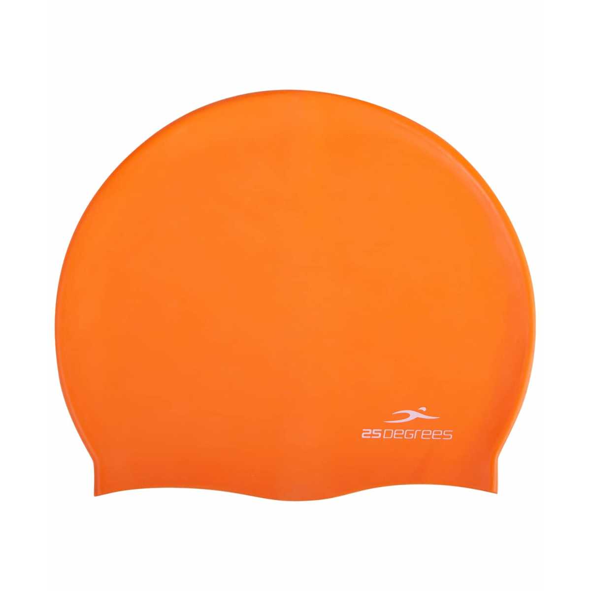 Шапочка для плавания Nuance Orange, силикон, детский