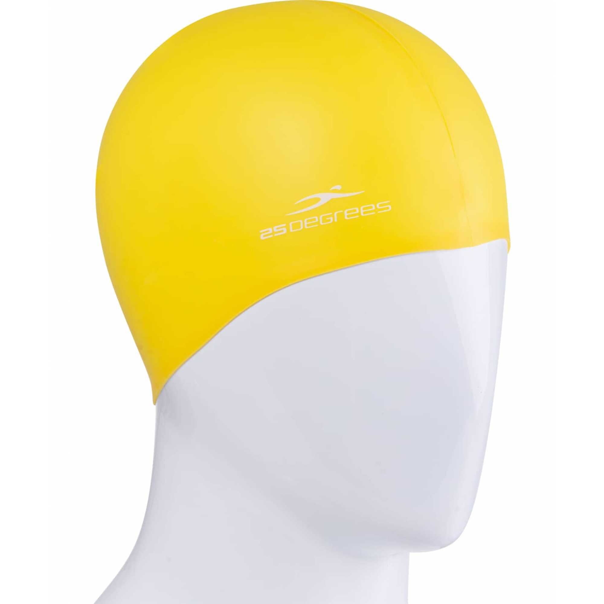 Шапочка для плавания Nuance Yellow, силикон Шапочка для плавания Nuance Yellow, силикон