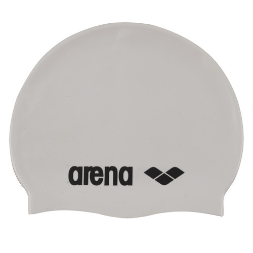 Шапочка для плавания ARENA Classic Silicone, 91662 015, БЕЛЫЙ