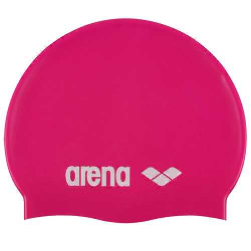 Шапочка для плавания детская ARENA Classic Silicone Jr, 91670 091, ЯРКО-РОЗОВЫЙ
