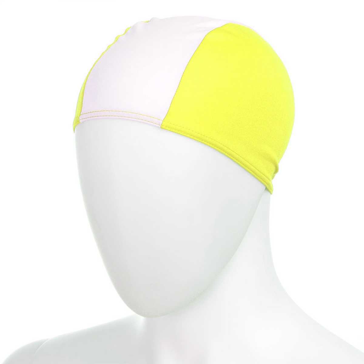 Шапочка для плавания детская FASHY Polyester Cap, 3236-00-45, бело-желтый Шапочка для плавания детская FASHY Polyester Cap, 3236-00-45, бело-желтый
