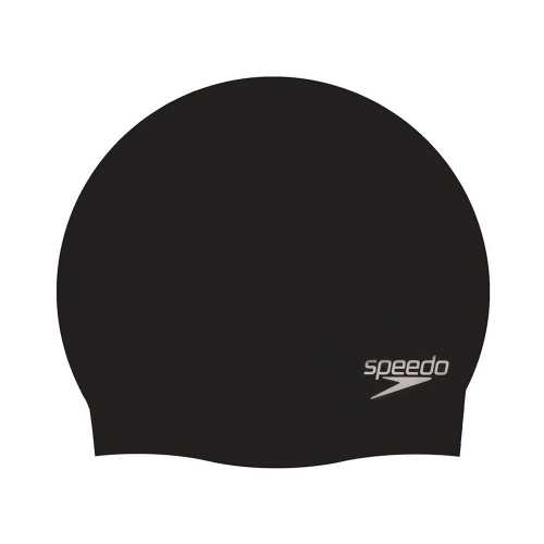 Шапочка для плавания SPEEDO Plain Molded Silicone Cap, 8-709849097, ЧЕРНЫЙ