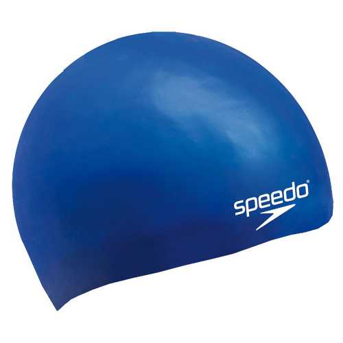 Шапочка для плавания детская SPEEDO Plain Molded Silicone Cap Jr, 8-709900002, СИНИЙ