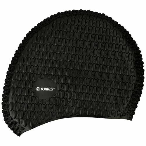 Шапочка для плавания TORRES Bobbles, SW-12204BK, черный Шапочка для плавания TORRES Bobbles, SW-12204BK, черный