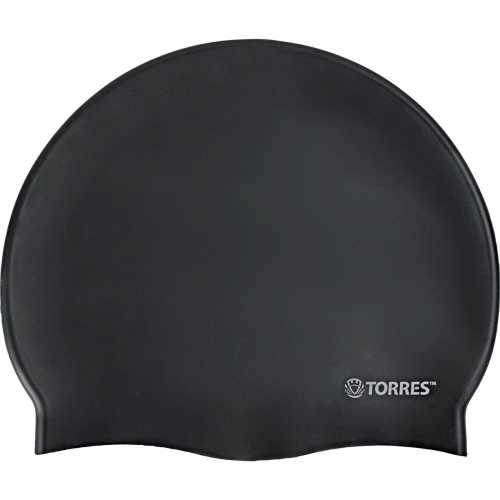 Шапочка для плавания TORRES No Wrinkle, SW-12203BK, черный Шапочка для плавания TORRES No Wrinkle, SW-12203BK, черный