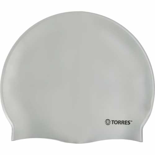 Шапочка для плавания TORRES No Wrinkle, SW-12203SV, серебристый Шапочка для плавания TORRES No Wrinkle, SW-12203SV, серебристый