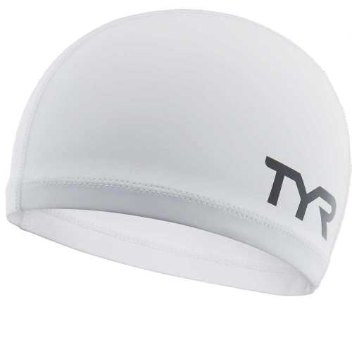 Шапочка для плавания TYR Silicone Comfort Swim Cap, LSCCAP-100, БЕЛЫЙ