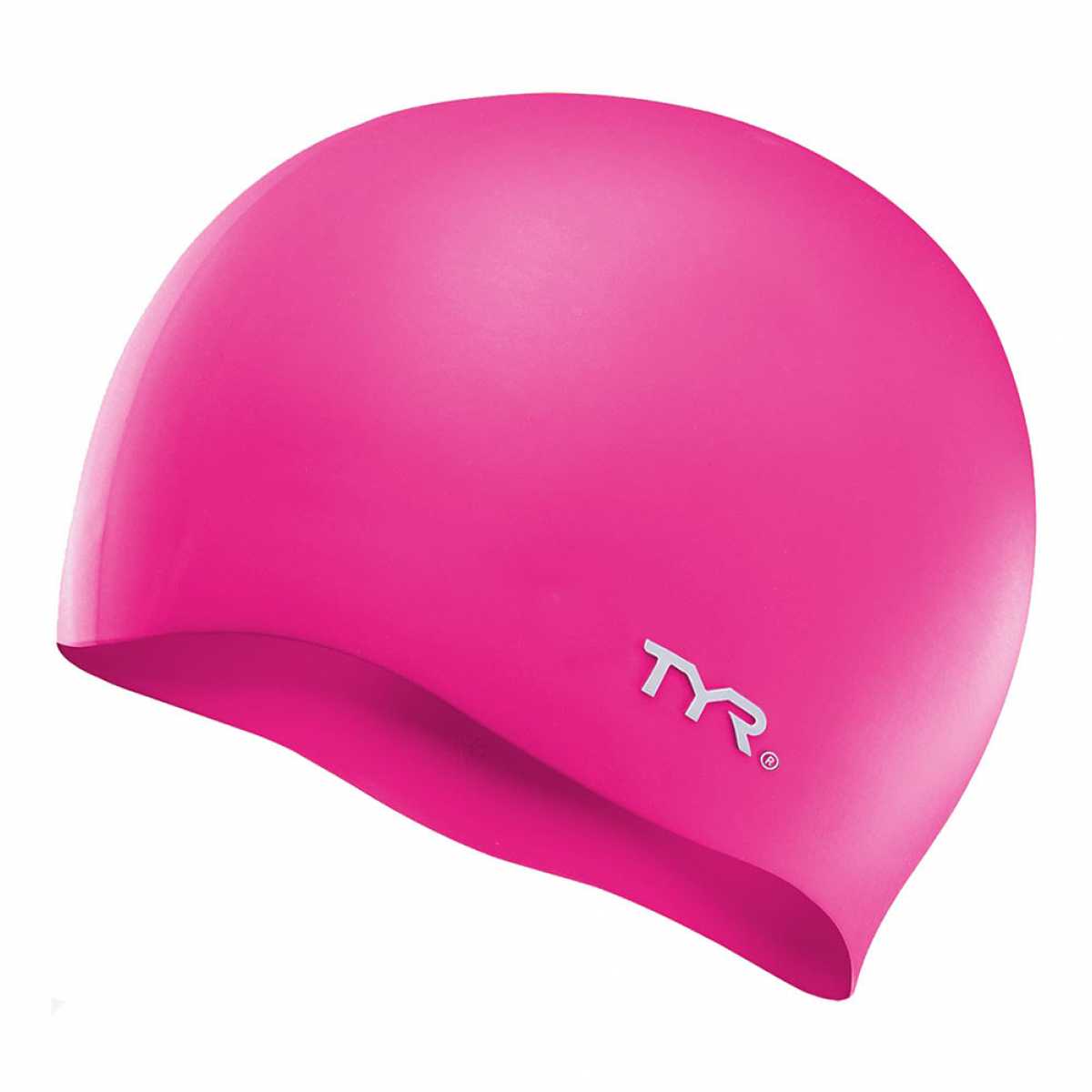 Шапочка для плавания TYR Wrinkle Free Silicone Cap, LCS-693, РОЗОВЫЙ