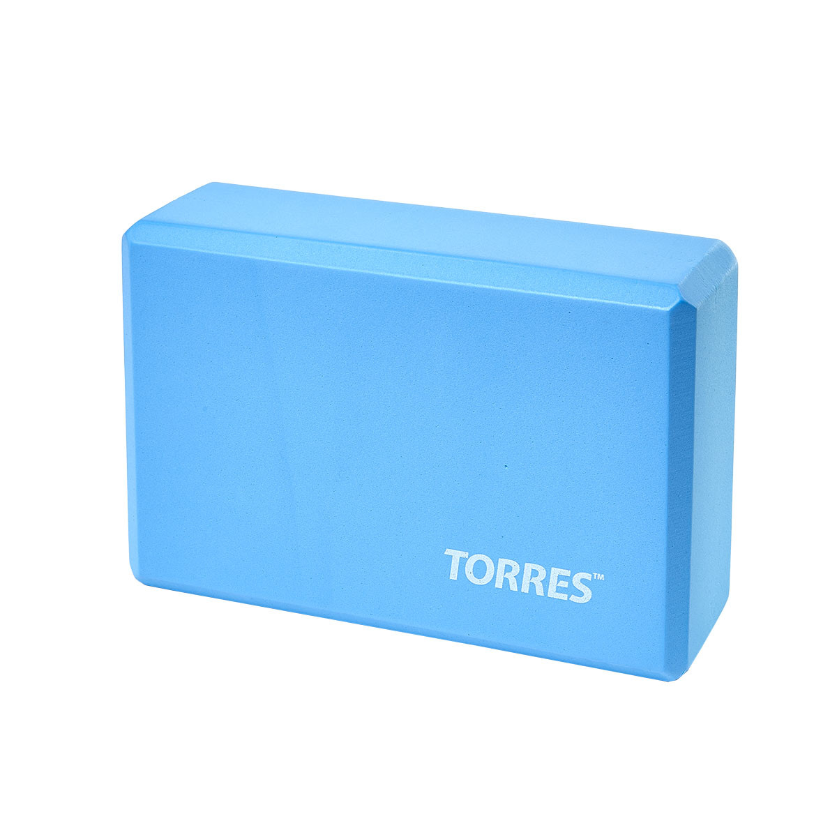 Блок для йоги TORRES, YL8005, 8x15x23 см, голубой